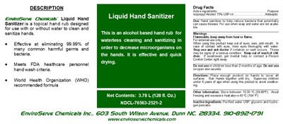 Gallon Label (Liquid 3.78)